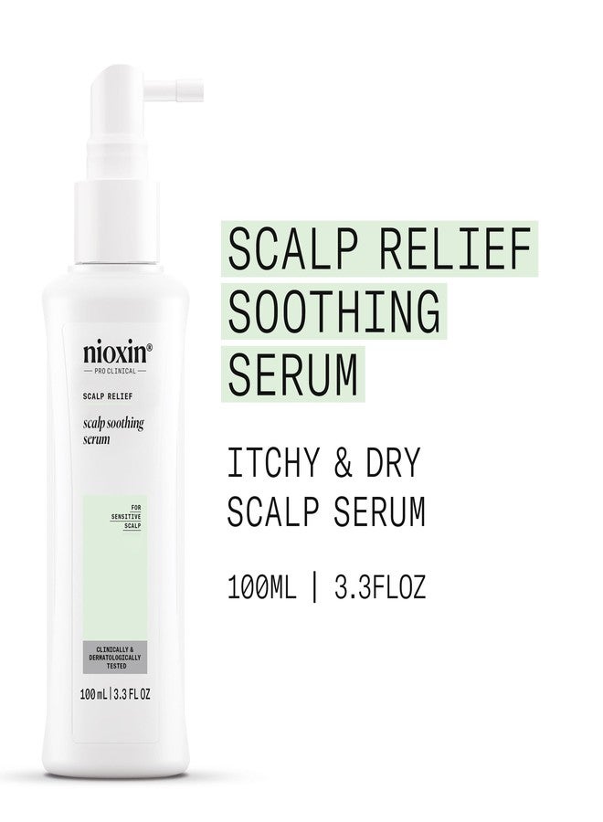 NIOXIN Scalp Relief Scalp Soothing Serum | Leave-in Treatment for Sensitive Scalp| Made with Aloe Vera and Vitamin E | 3.3 Fl Oz - Image 2